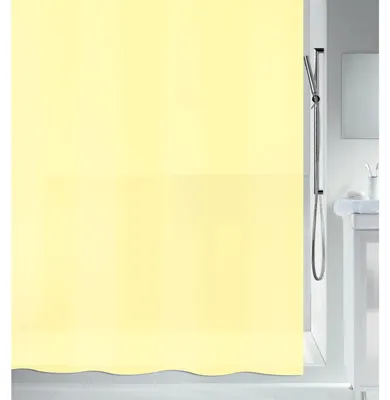 Produktbild von Duschvorhang spirella PEVA 180 x 200 cm sonnengelb 10.20156