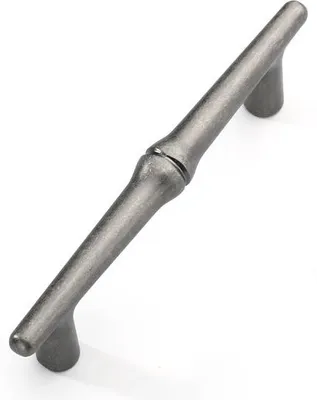 Immagine prodotto di Uniqoos® Set di 10 maniglie per mobili in ottone anticato, realizzate in lega di zinco, con distanza tra i fori di 96 mm – maniglie classiche ed eleganti per armadi, cassetti e porte