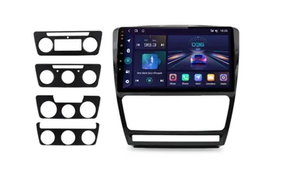 Obrázek produktu pro AWESAFE APPLE CARPLAY ANDROID AUTO 2GB autorádio Skoda Octavia 2 A5 2008-2013 s WIFI, GPS NAVIGACE, KAMERA, Android rádio Skoda Octavia 2 A5 2008-2013 s GPS navigací, WIFI, Bluetooth Handsfree, USB