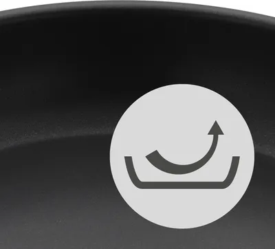 Produktbild von WMF 4000530581884, Rund, Allzweckpfanne, Schwarz, Aluminium-Guss, 3,443 l, 28 cm
