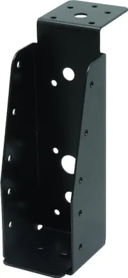 Obrázok produktu pre Topánka na nosník čierna pozinkovaná s horným okom pre nosníky 50 x 150 mm - za kus