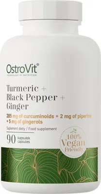 Produktbild von Ostrovit Curcumin + schwarzer Pfeffer + Ingwer BI9234