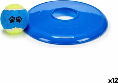 Obrázek produktu pro Sada hraček pro psy míček frisbee gumový polypropylen (12 kusů)