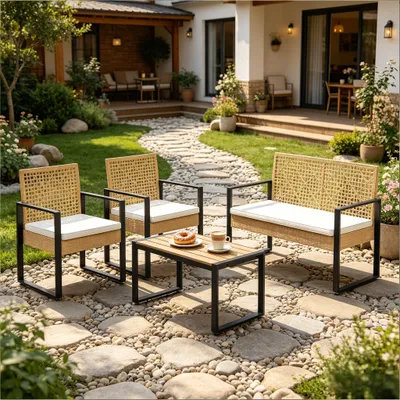 Produktbild von Außenmöbelsatz,Terrassenmöbelsatz,Modulares Gesprächsmöbelsatz,Rasenmöbelsatz