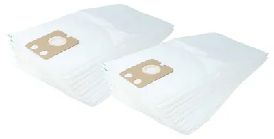 Produktbild von vhbw 20x Staubbeutel Ersatz für Nilfisk 82222800, 82222900, 22251800, 1408618010, 5715492007653, 5715492012114 für Staubsauger - 29cm x 23cm Weiß
