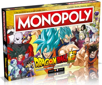 Image de Monopoly Dragon Ball Super (allemand/français) Jeu de société Anime