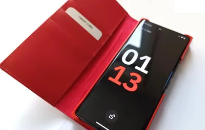 Image de Volla Leder Schutzhülle/Bookcase für Volla Phone Quintus rot