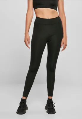 Image de Urban Classics Ladies Recycled High Waist Leggings noir - S