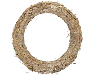 Obrázok produktu pre Veniec na aranžovanie slamový Ø40x8 cm