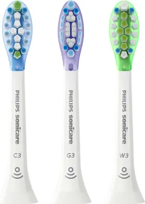 Image de Philips Sonicare Lot de 3, Brosse à dents standard, Pack polyvalent, 3 pièces(s), Blanc