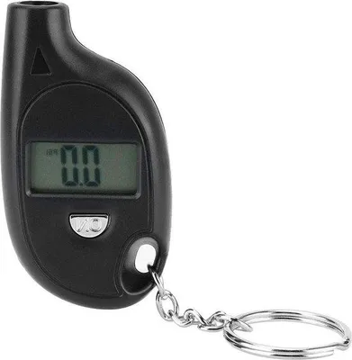 Immagine prodotto di Manometro digitale LCD per pressione dei pneumatici da 5-150 PSI con lucchetto e puntale da terra per autocarri e autovetture.