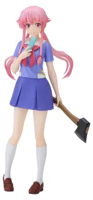 Zdjęcie produktu dla PVC figura Yuno Gasai z „Mirai Nikki” w kolekcji Pop Up Parade, 17 cm