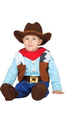 Produktbild von Baby Cowboy Kinder Kostüm Gr. 86-104, Größe:98/104