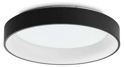 Produktbild von Moderne Deckenleuchte Ziggy Metall Schwarz Led 42W 3000K Warmes Licht
