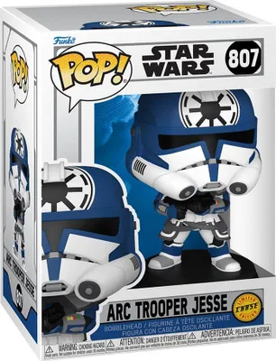 Image de Star Wars Funko POP  figurine à collectionner en PVC - ARC Trooper Jesse (807) (Chase-Variant)