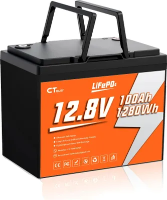 Immagine prodotto di Batteria LiFePO4, alta capacità, BMS integrato, 1PC 128V 100Ah