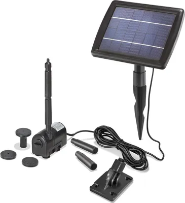 Image de Pompe de bassin solaire esotec Pompe de fontaine WATERSPLASH 2/175 SET complet 101010