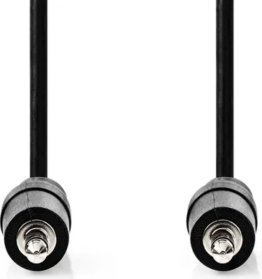 Produktbild von Nedis Stereo-Audiokabel - 3.5 mm Stecker - 3.5 mm Stecker - Vernickelt - 1.50 m - Rund - Schwarz - Label