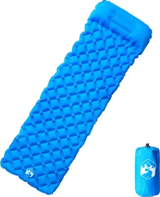 Produktbild von "im Angebot" Aufblasbare Isomatte mit Kissen Blau - Isomatten CC17620