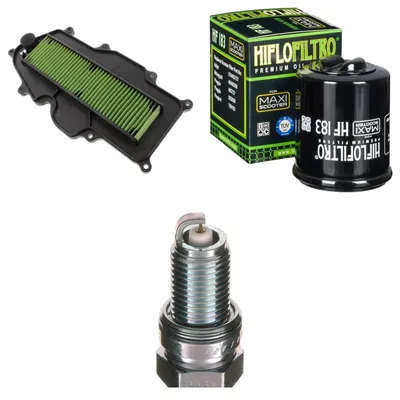Produktbild von Service-Kit für Vespa GTS 125 ie IGET Super ABS 2017-2020 Filter Zündkerze von pamoto - Neu