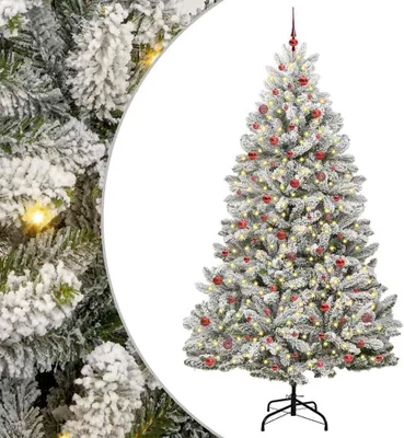 Zdjęcie produktu dla Maison Exclusive - Sztuczne drzewko świąteczne, 270 cm, 300 diod LED, ciepła biel