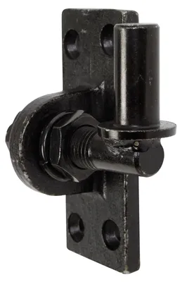 Zdjęcie produktu dla Alberts 340766 Zacisk przykręcany, regulowany w zakresie 20 mm, ocynkowany na czarno, rozstaw Ø16 mm, płytka 105 x 45 mm