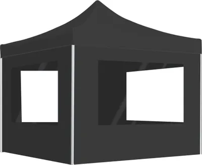 Produktbild von "im " Profi-Partyzelt Faltbar mit Wänden Aluminium 2×2m Anthrazit - Pavillons & Partyzelte CC20217