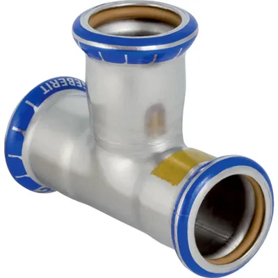 Obrázek produktu pro Geberit 34034 Mapress T-kus z nerezové oceli (plyn)