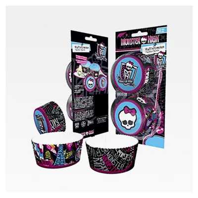 Produktbild von Muffinförmchen Monsterhigh, 50 Stück