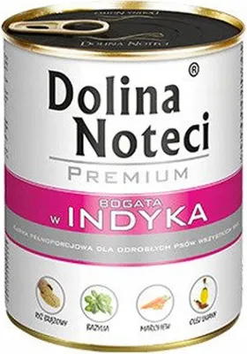 Zdjęcie produktu dla Dolina Noteci Premium Mokra karma dla psów indyk puszka 800 g