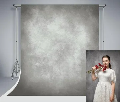 Obrázok produktu pre Sivé pozadie do fotostudia 1,5 x 2,2 m z mikrovlákna