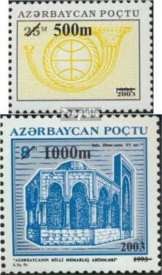 Produktbild von Briefmarken Aserbaidschan 2003 Mi 550-551 (kompl.Ausg.) postfrisch Freimarken
