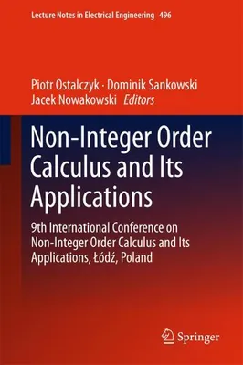 Immagine prodotto di Non-Integer Order Calculus and its Applications