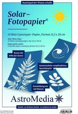 Immagine prodotto di AstroMedia: Kit per la stampa fotografica solare, formato 21,5 x 28 cm