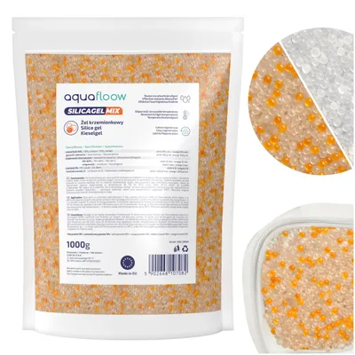 Immagine prodotto di AquaFloow Silica Gel 1 kg – Granuli essiccanti per assorbire l'umidità e asciugare i fiori