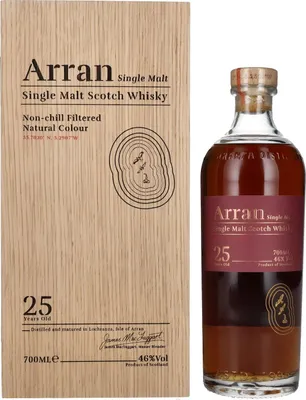 Produktbild von Arran Single Malt 25 Years + Box 700 ml 46% Vol.