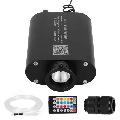 Produktbild von 12W 2m optický kábel lampa auto stropné svetlo kit RGBW svetelný zdroj zariadenie AC85-265V