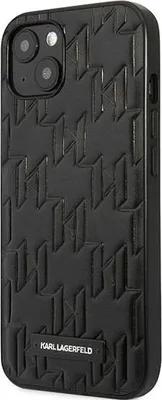 Immagine prodotto di Karl Lagerfeld Klhcp13Smnmp1K Custodia rigida per Iphone 13Mini 5,4 Czarny/Targhetta monogramma nera
