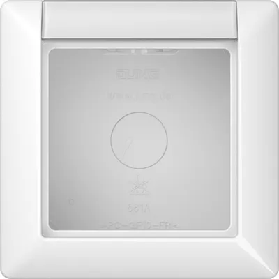 Produktbild von JUNG Aufputz-Kappe 1-fach AS581ANAWW AS500 85x85x47mm Schriftfeld aw AS581ANAWW (AS581ANAWW)