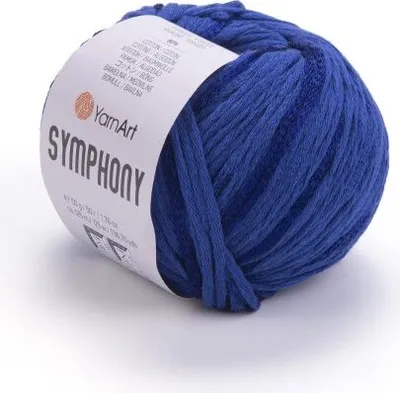 Produktbild von YarnArt Symphony Garn 2110 Saphir 50g: Baumwolle-Viskose, 125m, Strickgarn DK