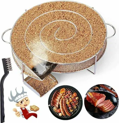 Obrázek produktu pro Generátor studeného kouře pro uzení masa ryb s čisticím kartáčem Gril na grilování