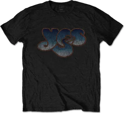 Produktbild von Yes Vintage Logo Black L T-Shirt