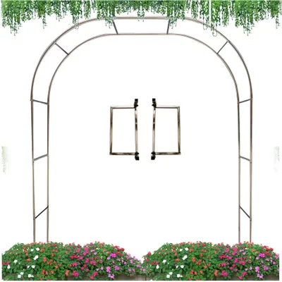 Image de Arche de support pour plantes, résistante aux intempéries, idéale pour le jardin