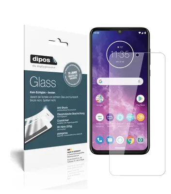 Produktbild von 1x Schutzfolie für Motorola One Zoom - Anti-Shock 9H Folie dipos Glass Kunststoffglas