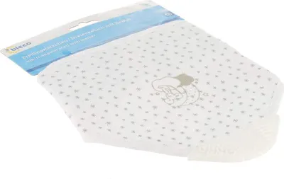 Produktbild von Bieco 38015069 - Dreieckslätzchen mit Beißer, weiß