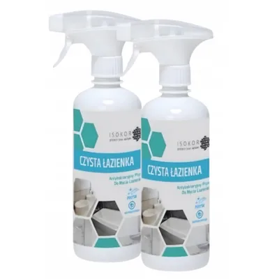 Produktbild von ISOKOR | Bathroom Cleaner | 2×500 ml | Natürlicher Badreiniger für Dusche, Armaturen & Fliesen | Vegan & Kalklösend