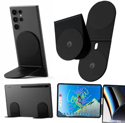 Zdjęcie produktu dla Magnetyczny uchwyt do tabletu i telefonu komórkowego, zwiększający produktywność