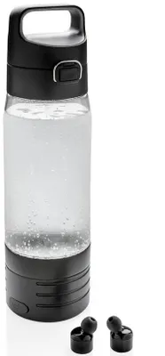 Zdjęcie produktu dla Butelka na słuchawki bezprzewodowe Xd Design Hydrate w kolorze czarnym