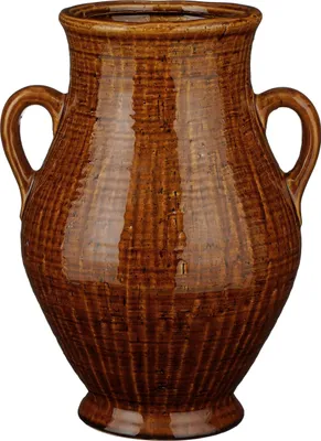 Image de Mica Decorations Vase Elena - L29 x l26 x H39 cm - Céramique - Marron