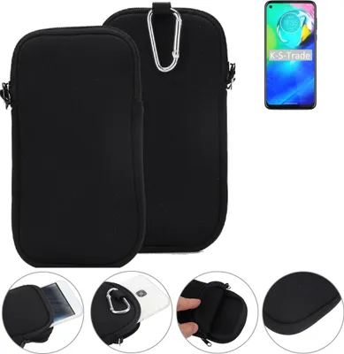 Produktbild von K-S-Trade Neopren-Hülle Handyhülle kompatibel mit Motorola Moto G Power Schutzhülle Neoprenhülle Sleeve Schutz-Hülle Gürtel Tasche Case Holster